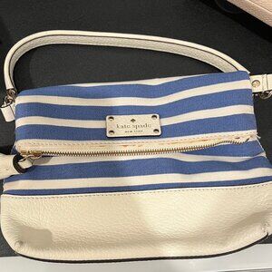 Kate Spade Striped Blue and white MARIA Southport Ave